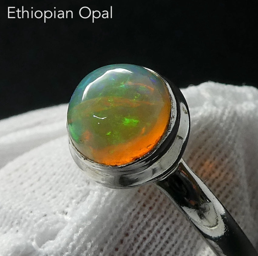 Genuine ethiopian opal ring store