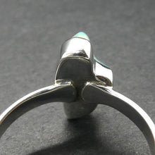 Load image into Gallery viewer, Ethiopian Opal Gemstone Ring | Polished rough nugget | Colour Flash |  US Size 8 | AUS Size P1/2 | Genuine Gemstones from  Crystal Heart Australia since 1986