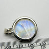 Moonstone Pendant, Circular Cabochon, 925 Sterling Silver, R3