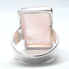 Rose Quartz Gemstone Ring | Cabochon Oblong | Good colour consistency translucency |Madagascar Material | 925 Sterling Silver | US Size 8 | AUS Size P1/2 | Star Stone Taurus Libra  | Genuine Gemstones from Crystal Heart Melbourne since 1986 