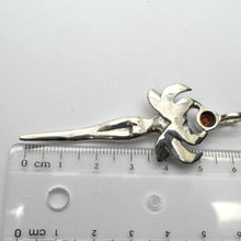 Load image into Gallery viewer, Fairy Goddess Pendant  | Faceted Garnet | 925 Sterling Silver | LOTR Arwen Aragorn | Genuine Gems from Crystal Heart Melbourne Australia since 1986
