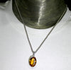 Citrine Gemstone Pendant | Faceted AAA Oval | Deep natural honey | 925 Sterling Silver  | Genuine Gems from Crystal Heart Melbourne Australia since 1986
