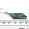 Malachite Earring | Parallelogram Cabochons | 925 Sterling Silver | Empower the Feminine | Detox | Empower | Crystal Heart Melbourne Australia since 1986