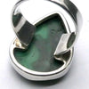 Malachite Ring | Teardrop Cabochon | 925 Silver Setting | Adjustable Band | US Size 6.5 | Aus M1/2 | Detox, Feminine Power | Crystal Heart Melbourne est 1986