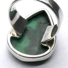 Load image into Gallery viewer, Malachite Ring | Teardrop Cabochon | 925 Silver Setting | Adjustable Band | US Size 6.5 | Aus M1/2 | Detox, Feminine Power | Crystal Heart Melbourne est 1986