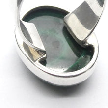 Load image into Gallery viewer, Malachite Ring | Oval Cabochon | 925 Silver Setting | Adjustable Band | US Size 7.5 | Aus O1/2 | Detox, Feminine Power | Crystal Heart Melbourne est 1986