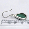 Malachite Earring | Teardrop Cabochons | Bezel Set | 925 Sterling Silver | Empower the Feminine | Detox | Empower | Crystal Heart Melbourne Australia since 1986
