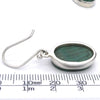 Malachite Earring | Oval Cabochons | Bezel Set | 925 Sterling Silver | Empower the Feminine | Detox | Empower | Crystal Heart Melbourne Australia since 1986