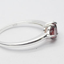 Load image into Gallery viewer, Garnet Ring | Twin Hearts | Romantic | 925 Sterling Silver | US Size 6.7.8.9.10 |  Genuine Gems from Crystal Heart Melbourne Australia since 1986