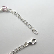 Load image into Gallery viewer, Tourmaline Bracelet | 20 faceted teardrops | Dainty Adjustable | Red Pink Yellow Gold | 925 Sterling Silver | Crystal Heart Melbourne Australia since 1986
