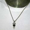 Nephrite Jade Pendant Earring | Dainty Set | 925 Sterling Silver | Good colour and Translucency | Refined Heart Energy | Genuine Gems from Crystal Heart Melbourne Australia since 1986
