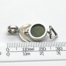 Load image into Gallery viewer, Nephrite Jade Pendant Earring | Dainty Set | 925 Sterling Silver | Good colour and Translucency | Refined Heart Energy | Genuine Gems from Crystal Heart Melbourne Australia since 1986