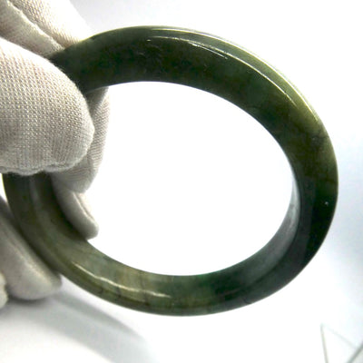  Jade Bangle | Myanmar Jadeite | Forest Green | Health | Long life | Taurus Gemini Libra | Genuine Gems Crystal Heart Melbourne Australia est 986