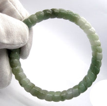 Load image into Gallery viewer,  Jade Bangle | Myanmar Jadeite | Carved Green, White | Healthy Heart |  Long Life | Taurus Gemini Libra | Genuine Gems Crystal Heart Melbourne Australia est 986