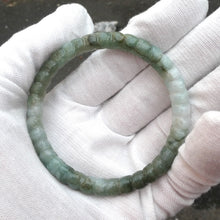 Load image into Gallery viewer,  Jade Bangle | Myanmar Jadeite | Carved Green, White | Healthy Heart |  Long Life | Taurus Gemini Libra | Genuine Gems Crystal Heart Melbourne Australia est 986