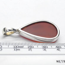 Load image into Gallery viewer, Carnelian Pendant | Teardrop Cabochon | 925 Sterling Silver | Good Colour &amp; translucency | Creativity Focus | Crystal Heart Melbourne Australia est 1986 |