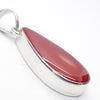 Carnelian Pendant | Teardrop Cabochon | 925 Sterling Silver | Good Colour & translucency | Creativity Focus | Crystal Heart Melbourne Australia est 1986 |