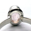 Morganite Ring | Faceted Oval | 925 Sterling Silver | Pink Beryl | US Size 6.5 | AUS M1/2 | Divine Love | Libra Stone | Crystal Heart Melbourne est 1986