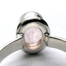 Load image into Gallery viewer, Morganite Ring | Faceted Oval | 925 Sterling Silver | Pink Beryl | US Size 6.5 | AUS M1/2 | Divine Love | Libra Stone | Crystal Heart Melbourne est 1986