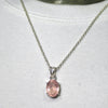 Morganite Pendant  | Faceted Oval | 925 Sterling Silver | Pink Beryl | Divine Love | Libra Stone | Crystal Heart Melbourne est 1986