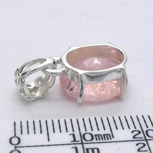 Load image into Gallery viewer, Morganite Pendant  | Faceted Oval | 925 Sterling Silver | Pink Beryl | Divine Love | Libra Stone | Crystal Heart Melbourne est 1986