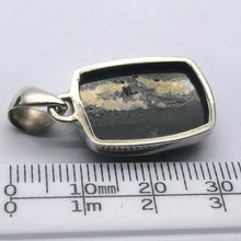 Load image into Gallery viewer, Golden Pyrites in Black Basalt Pendant | 925 Sterling Silver Setting | Heart Shield Protect | Prosperity | Practical Intuition | Crystal Heart Melbourne est 1986