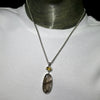 Red Rutile Smoky Quartz with Citrine Pendant, 925 Silver