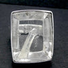 Manifestation Quartz Ring | Deep Oblong | 925 Silver | US Size 9.5 | AUS S 1/2 | nice enclosed point | Genuine Gems from Crystal Heart Australia since 1986