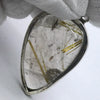 Rutilated Quartz Pendant | Bright Gold Rutile | Smoky Quartz | 925 Sterling Silver | Crown Chakra | New Directions | Prosperity | Crystal Heart Australia est 1986