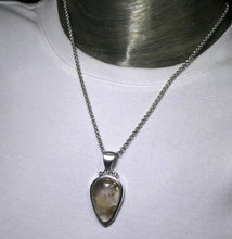 Load image into Gallery viewer, Rutilated Quartz Pendant | Bright Gold Rutile | Smoky Quartz | 925 Sterling Silver | Crown Chakra | New Directions | Prosperity | Crystal Heart Australia est 1986