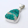 Natural Dioptase Pendant | Druzy Freeform | 925 Sterling Silver  | Joyful Heart | Scorpio | Saggittarius | Virgo | Crystal Heart Melbourne Australia since 1986