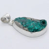 Natural Dioptase Pendant | Druzy Freeform | 925 Sterling Silver  | Joyful Heart | Scorpio | Saggittarius | Virgo | Crystal Heart Melbourne Australia since 1986