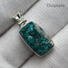 Natural Dioptase Pendant | Druzy Oblong | 925 Sterling Silver  | Joyful Heart | Scorpio | Saggittarius | Virgo | Crystal Heart Melbourne Australia since 1986