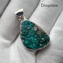 Load image into Gallery viewer, Natural Dioptase Pendant | Druzy Freeform | 925 Sterling Silver  | Joyful Heart | Scorpio | Saggittarius | Virgo | Crystal Heart Melbourne Australia since 1986