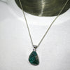 Natural Dioptase Pendant | Druzy Freeform | 925 Sterling Silver  | Joyful Heart | Scorpio | Saggittarius | Virgo | Crystal Heart Melbourne Australia since 1986