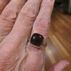 Agni Manitite Ring, Raw & Polished, Sterling Silver, US Size 10