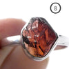 Raw Nugget Gemstone Ring | Blood Red  | 925 Sterling Silver | US Size 7, 7, 8, 9 | Genuine Gems from Crystal Heart Melbourne Australia est 1986