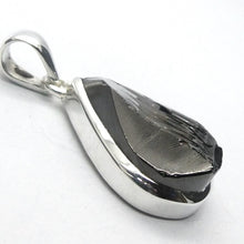 Load image into Gallery viewer, Noble Shungite Pendant | 925 Sterling Silver | Rugged Unpolished Top | Fullerenes and Buckyballs | Purify Water | Healing Universal Energy | EMF protection | Genuine Gems from Crystal Heart Melbourne Australia est 1986