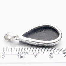 Load image into Gallery viewer, Noble Shungite Pendant | 925 Sterling Silver | Rugged Unpolished Top | Fullerenes and Buckyballs | Purify Water | Healing Universal Energy | EMF protection | Genuine Gems from Crystal Heart Melbourne Australia est 1986