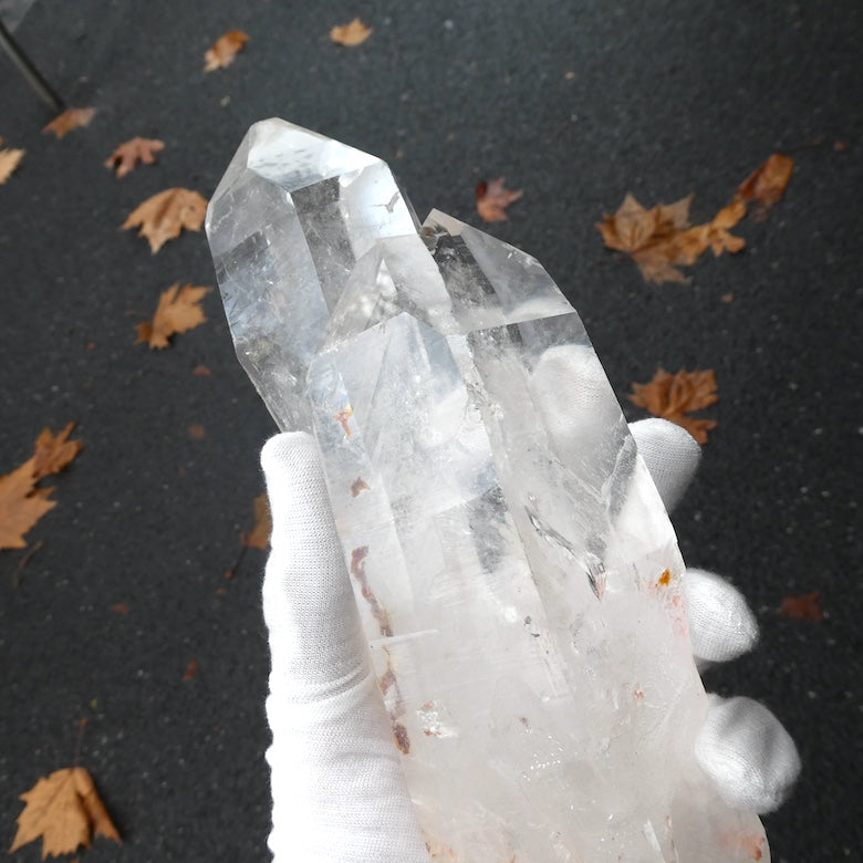 Clear Quartz Twin Points | Tantric Twin | Soulmate | Lemurian | Clarity of mind | Inspiration | Crown Chakra  | Genuine Gems from Crystal Heart Melbourne Australia since 1986