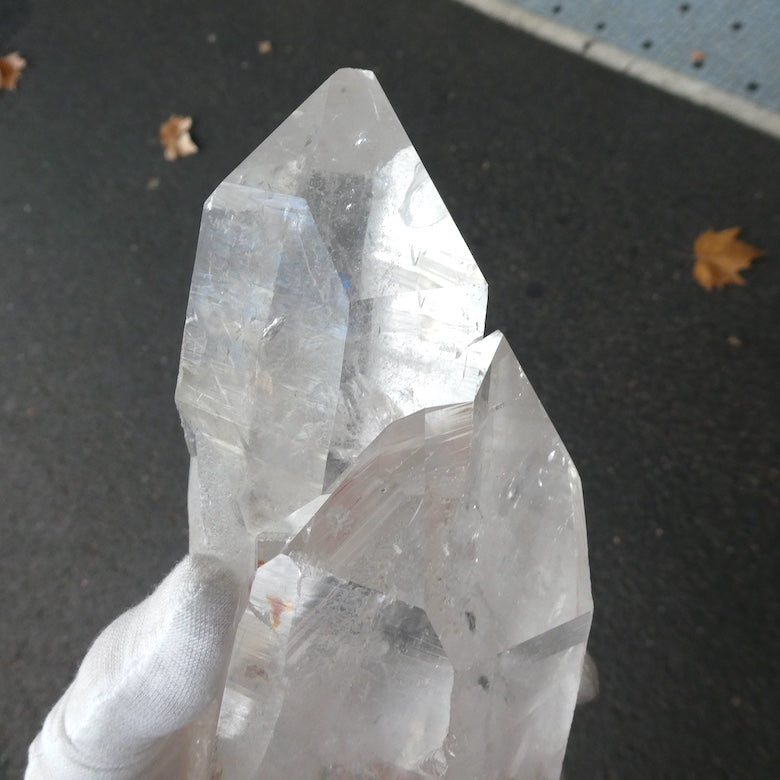 Clear Quartz Twin Points | Tantric Twin | Soulmate | Lemurian | Clarity of mind | Inspiration | Crown Chakra  | Genuine Gems from Crystal Heart Melbourne Australia since 1986