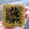 Orgonite Pyramid, Nubian Form with Amethyst Ball