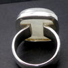 Rainbow Moonstone Ring | Square Cabochon | Blue Flash | 925 Sterling Silver | Bezel Set | US Size 8 | AUS Size P1/2 | Crystal Heart Melbourne est 1986