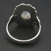 Rainbow Moonstone Ring | Oval Cabochon | clear Blue Flash | 925 Silver | Intricate Ethnic DetaiI | US SIZE 8 | AUS P/1/2 |  Crystal Heart Melbourne est 1986