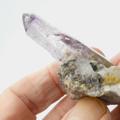 Natural long Amethyst point  | Zimbabwe | Grounding and Spiritual | Shaman Stone | Bridge the worlds | Empowering | Genuine Gemstones from Crystal Heart Melbourne Australia since 1986