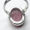 Rhodonite Ring | Deep Pink with Black Veins | Oval Cabochon | US Size 6.75 | AUS N | 925 Sterling Silver | Emotionally healing & grounding | Crystal Heart Melbourne Australia est 1986