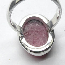 Load image into Gallery viewer, Rhodonite Ring | Deep Pink with Black Veins | Oval Cabochon | US Size 6.75 | AUS N | 925 Sterling Silver | Emotionally healing &amp; grounding | Crystal Heart Melbourne Australia est 1986