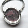 Rhodonite Ring | Deep Pink with Black Veins | Oval Cabochon | US Size 8 | AUS P1/2 | 925 Sterling Silver | Emotionally healing & grounding | Crystal Heart Melbourne Australia est 1986