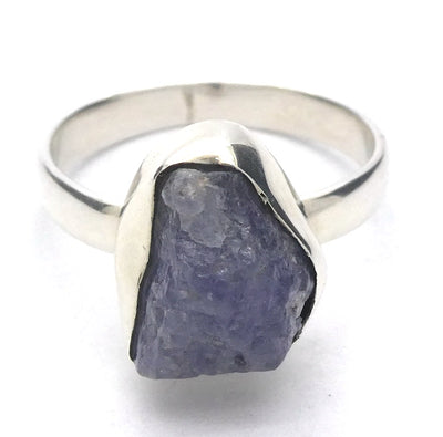 Tanzanite Ring | Raw uncut Nugget | 925 Sterling Silver |  blue | Spiritual Evolution | US Size 9 | AUS Size R1/2 | Genuine Gems at Crystal Heart Melbourne est 1986
