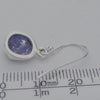 Tanzanite Earring | Raw uncut Nuggets | 925 Sterling Silver | Purple blue | Reach the Peak of Spiritual Evolution | Genuine Gems at Crystal Heart Melbourne est 1986